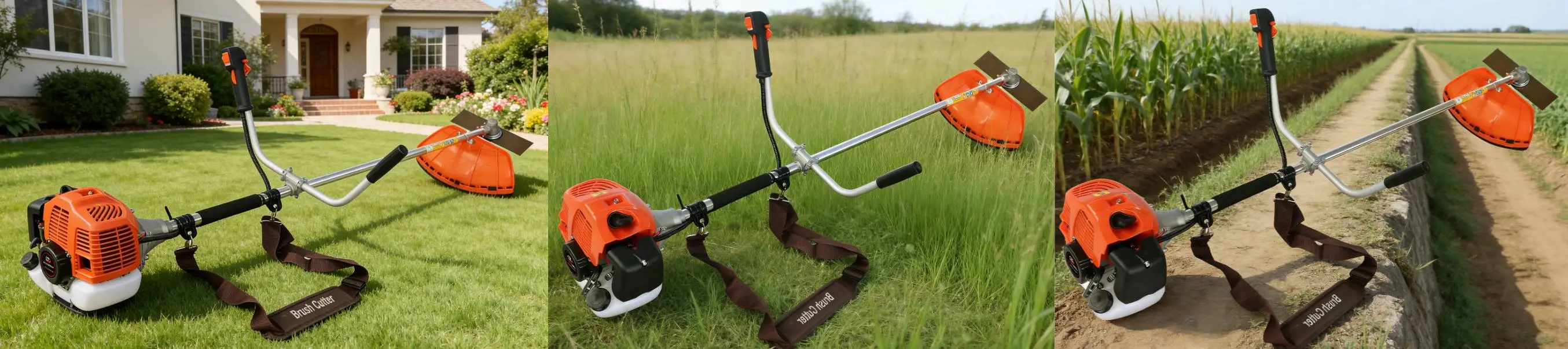 JUSEN 52cc Petrol Brush Cutter - Applications JUSEN 52cc Petrol Brush Cutter - Applications