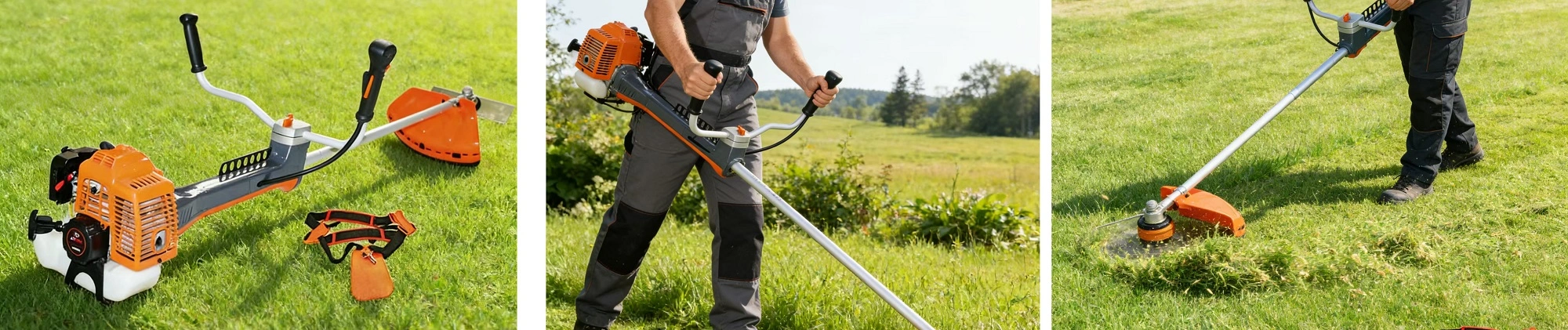 72cc 2-Stroke Petrol Strimmer Brush Cutter -Applications 72cc 2-Stroke Petrol Strimmer Brush Cutter -Applications