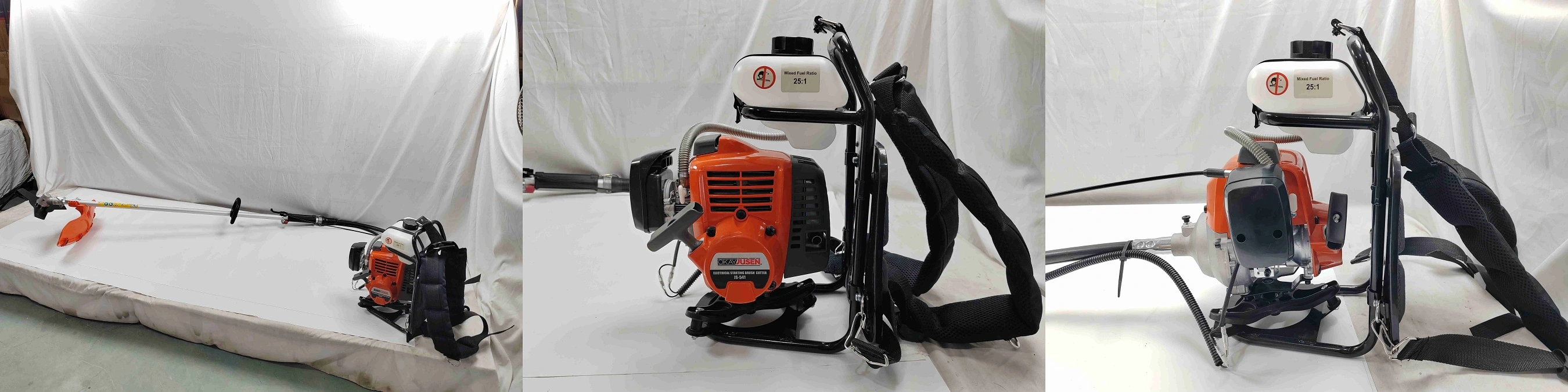 JUSEN 43cc Float Type Garden Use Backpack Grass Brush Cutter-product overview