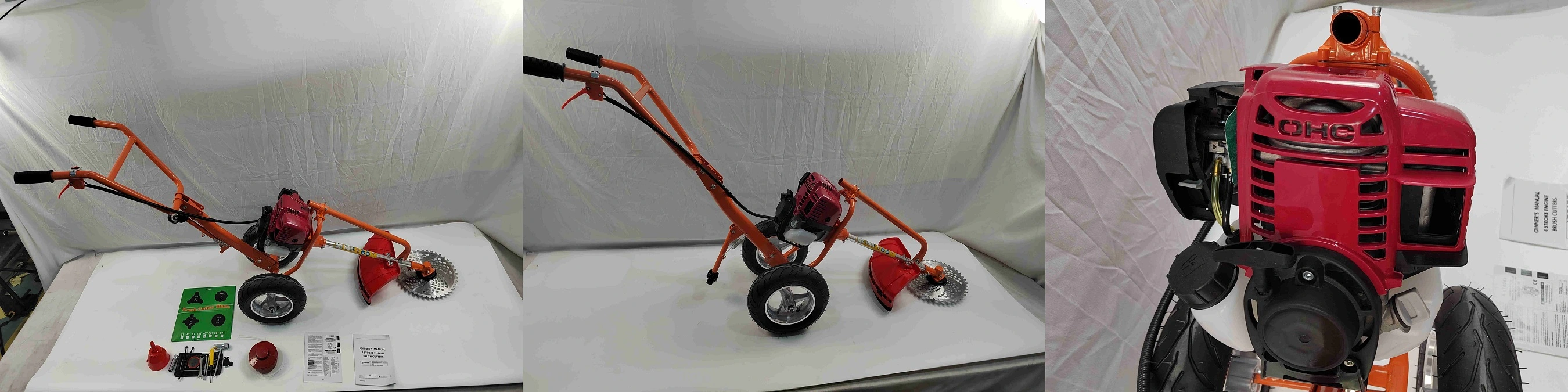 2-Stroke Hand Push Brush Cutter-product overview