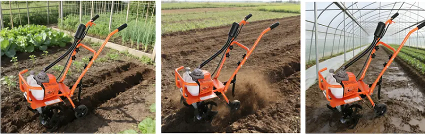 63cc 2 Stroke Mini Power Tiller -Applications
