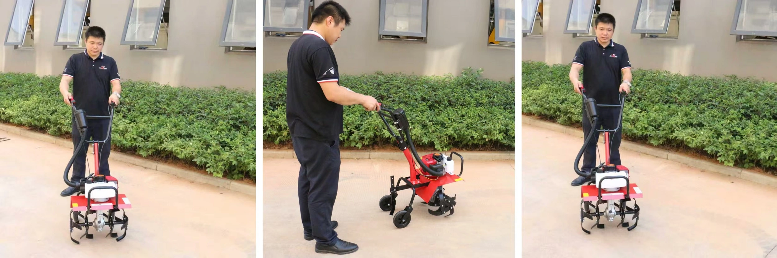 JUSEN 2-Stroke Mini Garden Tiller Cultivator -Applications JUSEN 2-Stroke Mini Garden Tiller Cultivator -Applications