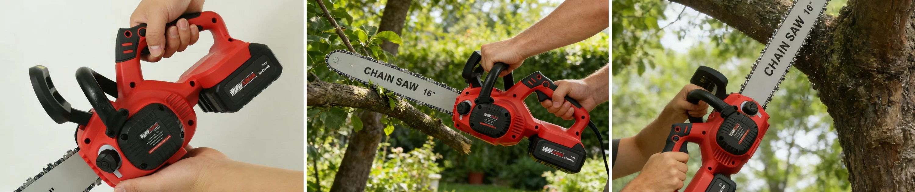 Mini Chain Saw Battery Powered-Applications