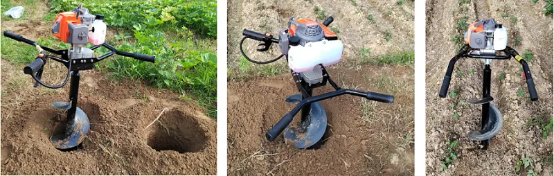 63cc Double-Handed Grip Handle Earth Auger -Applications