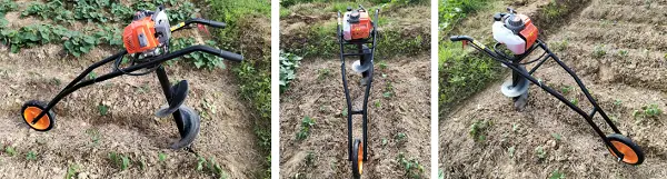 Heavy Duty Earth Auger Power Head - Applications