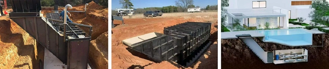 Underground courtyard safe room-Product Overview