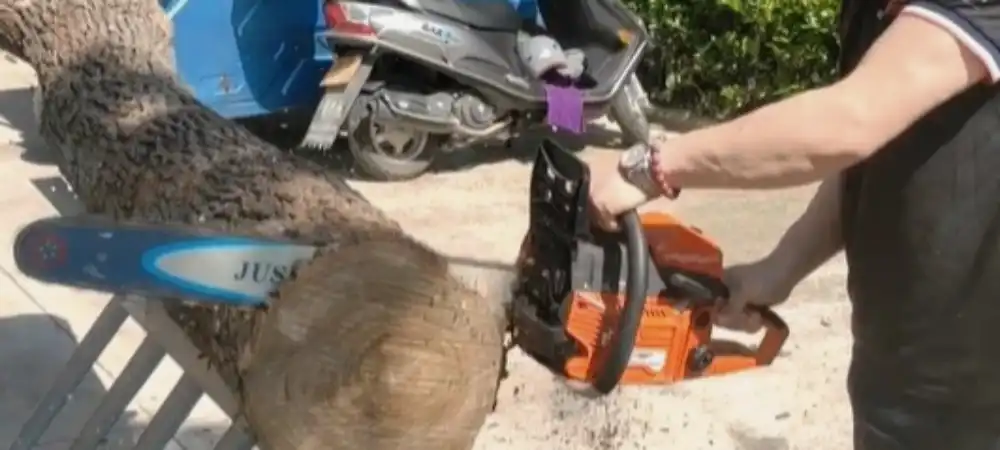Gas Powered Gas Chain Saw