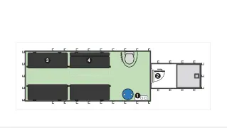 Underground courtyard safe room Underground courtyard safe room