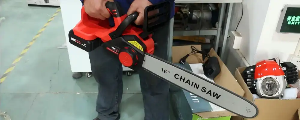 Mini Chain Saw Battery Powered