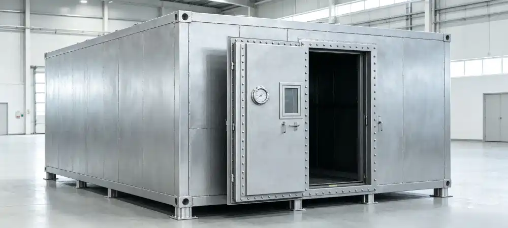 Underground courtyard safe room