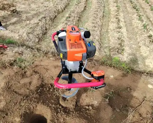 Portable 43cc 2-Stroke Electric-Start Earth Auger for Post Hole Digging