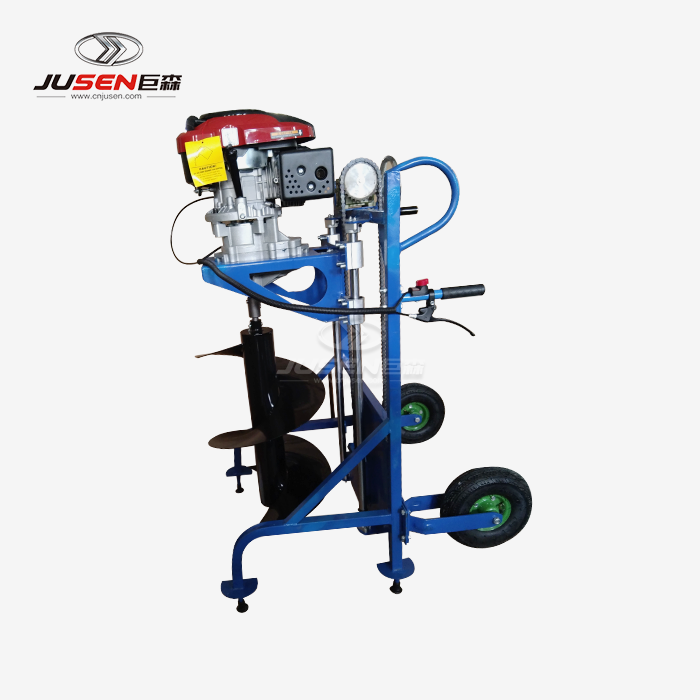 4-takts bensinmotor jordboremaskin